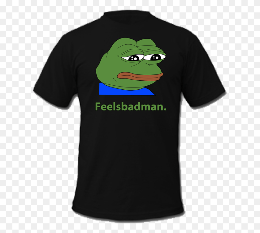 631x691 Feelsbadman T Shirt Twitch Tv Emote T Shirt, Clothing, Apparel, T-Shirt Descargar Hd Png