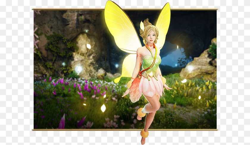 634x488 Fei V Black Desert Black Desert Feya, Person, Clothing, Costume, Flower PNG