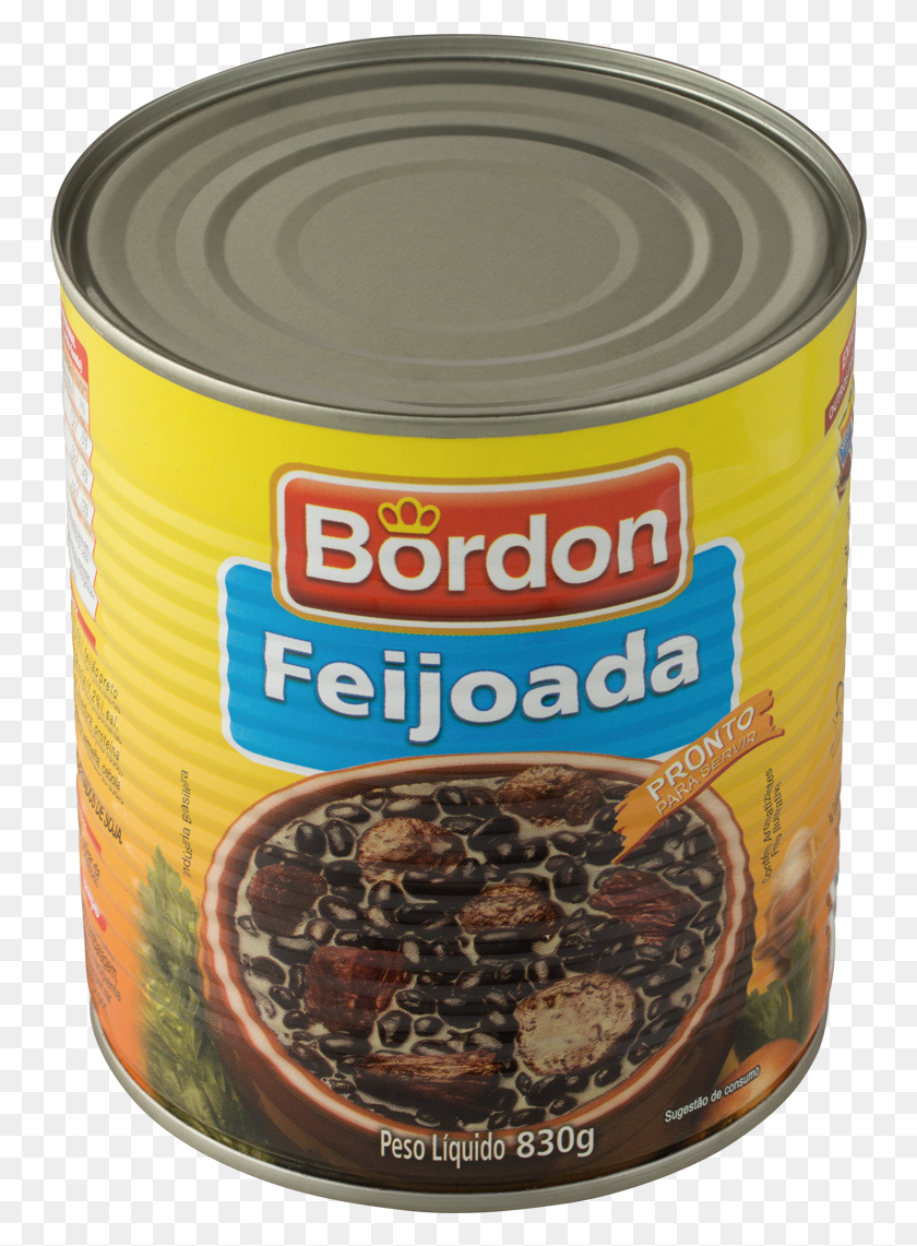 749x1081 Feijoada Bordon Lata, Tin, Canned Goods, Can HD PNG Download