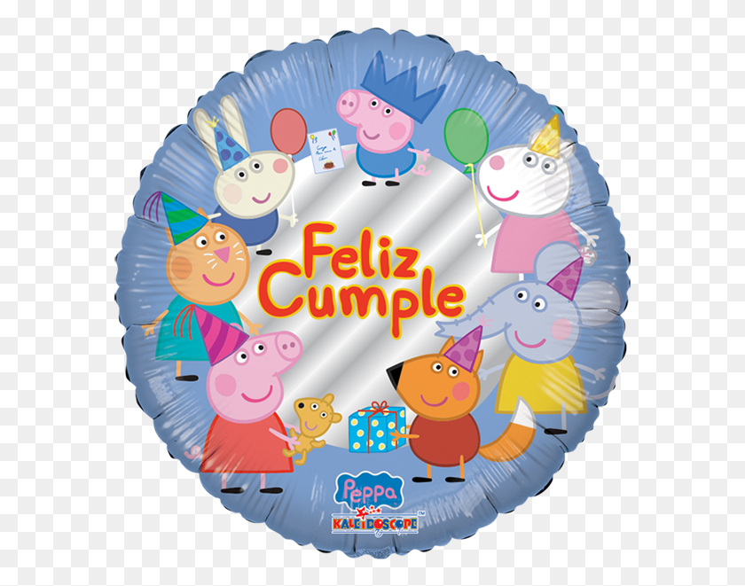 583x601 Felicidades Con Peppa Pig, Number, Symbol, Text HD PNG Download