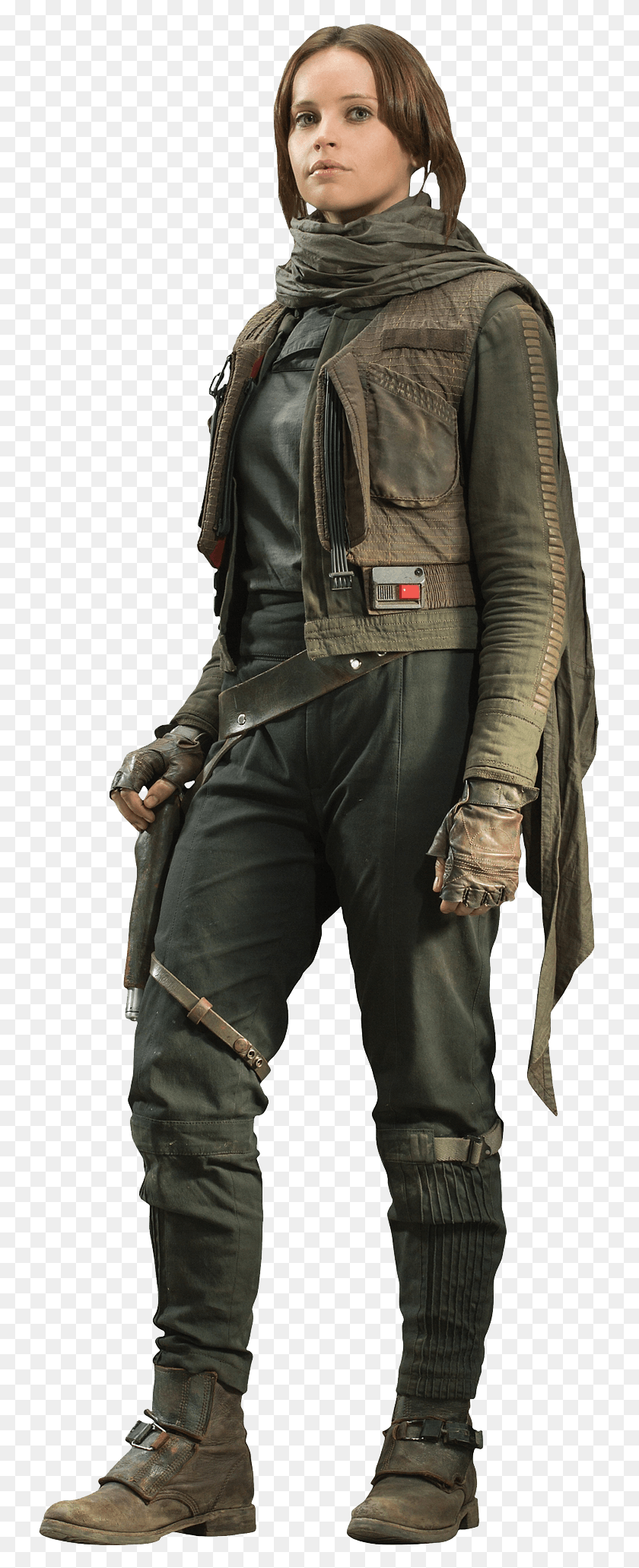 739x2001 Felicity Jones As Jyn Erso The Characters Of Jyn Erso Cosplay, Clothing, Apparel, Jacket HD PNG Download