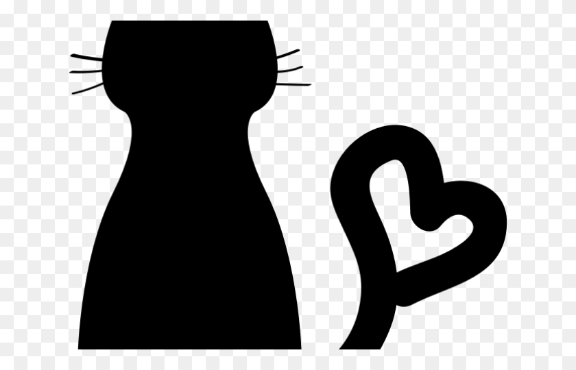 640x480 Feline Clipart Cat Silhouette, Gray, World Of Warcraft HD PNG Download