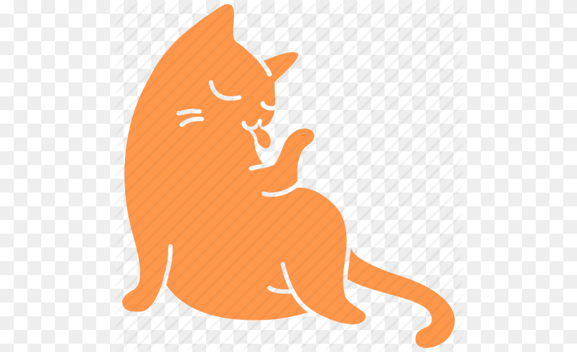 Feline Clipart Ginger Cat, Baby, Person, Animal, Mammal Sticker PNG