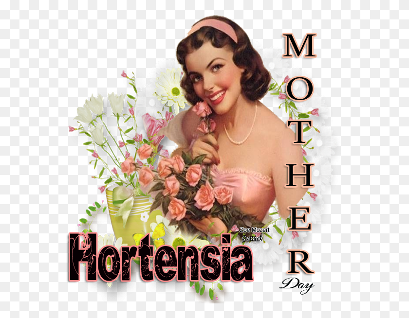 569x594 Descargar Png Feliz Dia De Las Madres Salome Dora Y Todas Las Chicas Hybrid Tea Rose, Person, Human, Advertisement Hd Png