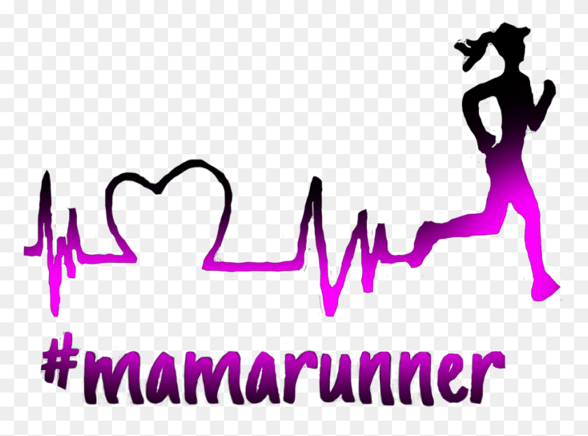 916x660 Feliz Dia Mama Runner Running Tattoo With Heartbeat, Label, Text, Handwriting HD PNG Download