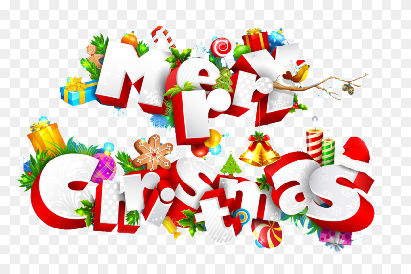 980x629 Feliz Navidad En Ingles Merry Christmas Text, Graphics, Birthday Cake HD PNG Download