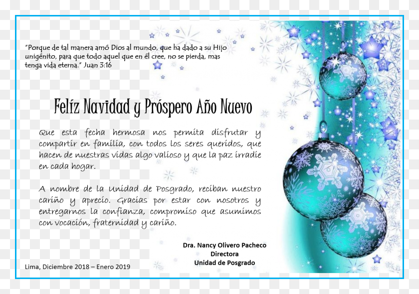 1549x1053 Feliz Navidad Y Prspero Nuevo 2019 Les Desea Christmas, Poster, Advertisement, Flyer HD PNG Download