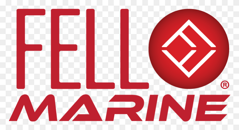 782x401 Descargar Png Fell Marine Logo Medium Carmine, Texto, Símbolo, Marca Registrada Hd Png