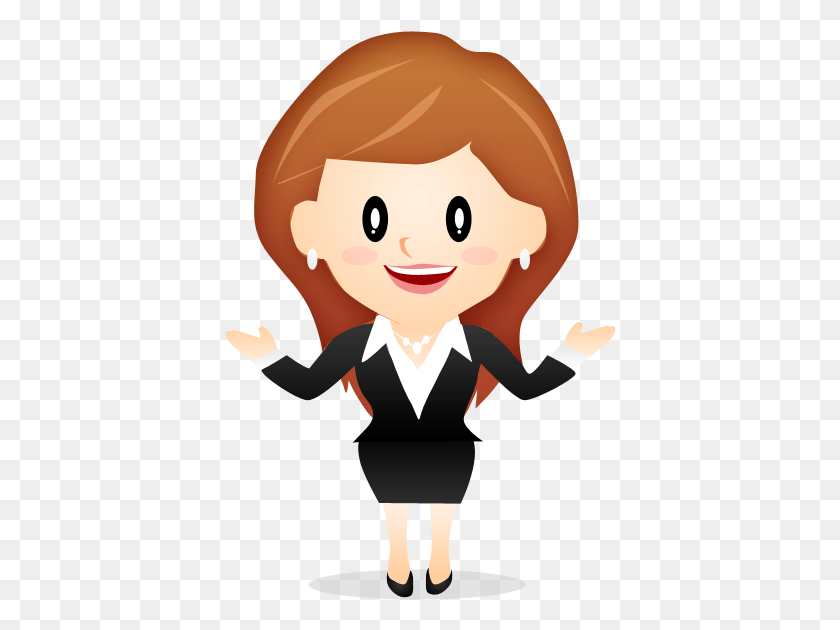 392x570 Femal Vector Cartoon, Face, Person, Human HD PNG Download