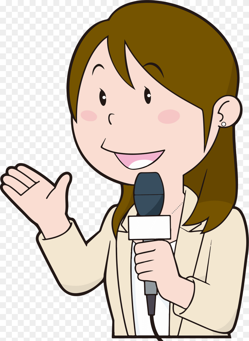 1401x1920 Female Announcer Reporter Baby, Person, Face, Head Clipart PNG