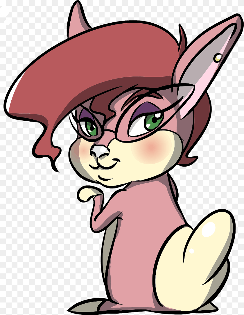 Female Bunny Book, Comics, Publication, Baby Clipart PNG