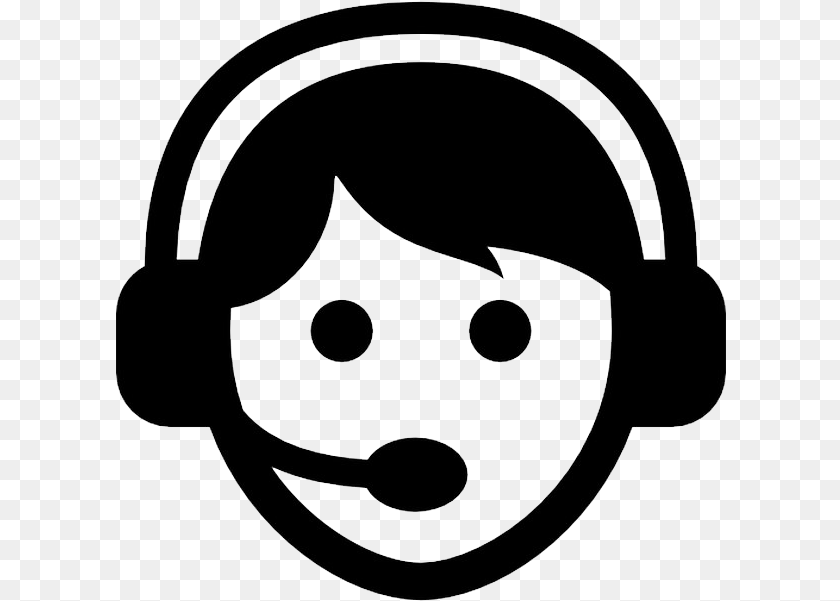 611x601 Female Chat Support Image Call Center Agent Icon, Electronics, Person Sticker PNG