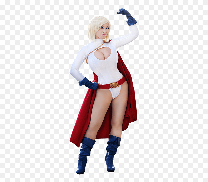 284x675 Female Clothes Imagefap Power Girl Cosplay, Costume, Clothing, Apparel HD PNG Download
