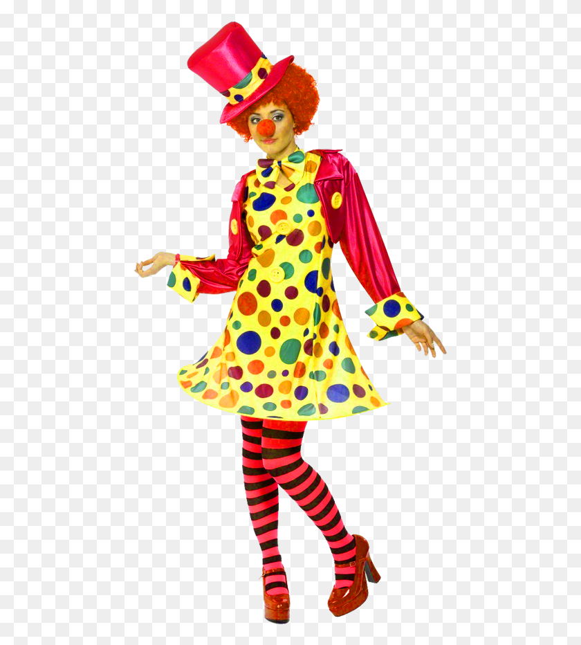 453x872 Female Clown Image Clown Transparent Background, Performer, Person, Human HD PNG Download