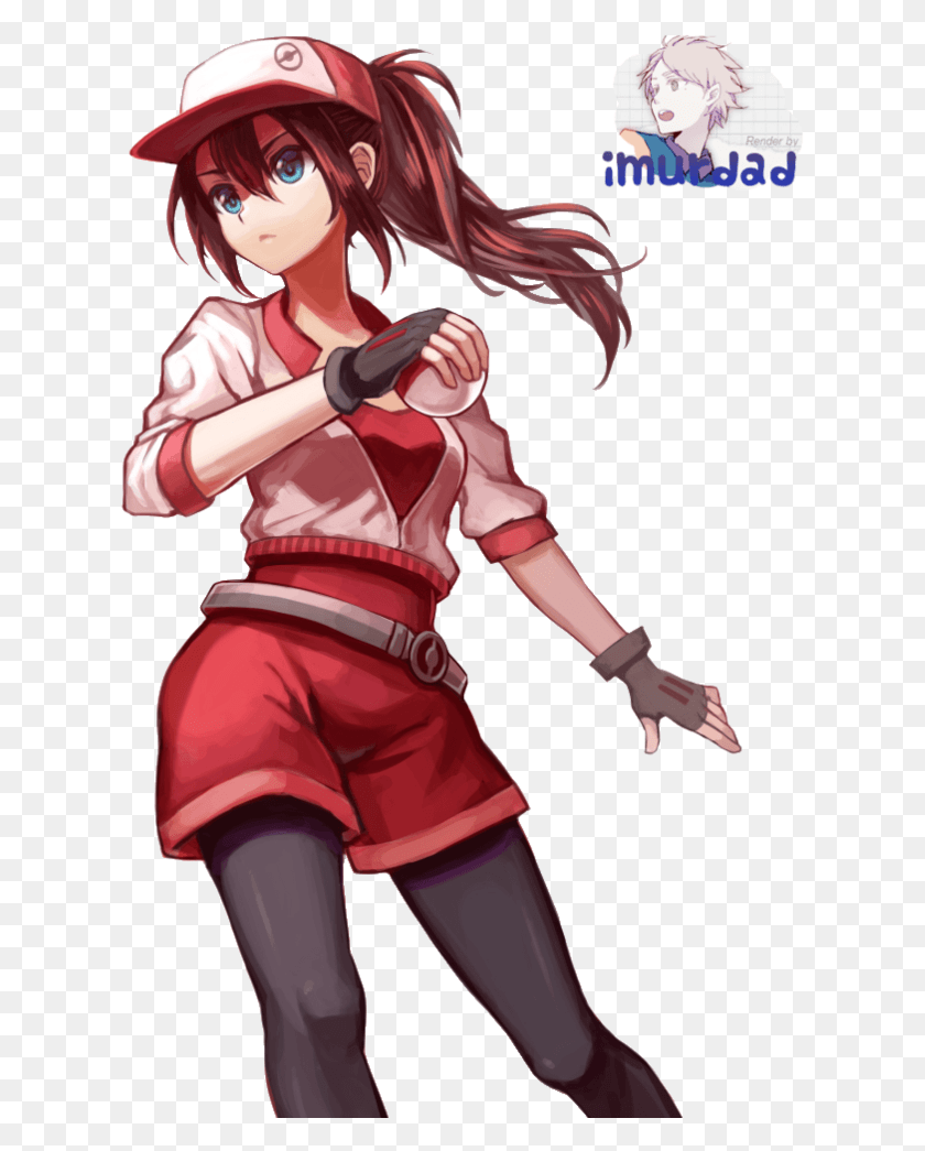 621x985 Female Fire Pokemon Trainer, Person, Human, People HD PNG Download