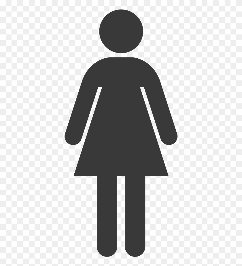 398x866 Female Icon Transparent Female Icon, Clothing, Apparel, Coat HD PNG Download