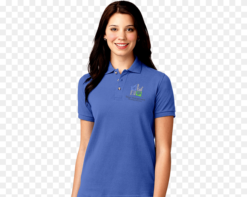 360x669 Female In Blue Polo, T-shirt, Clothing, Shirt, Adult Clipart PNG