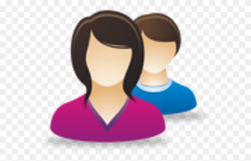 573x482 Female Male Users Male Female User Icon, Person, Human, Outdoors Descargar Hd Png