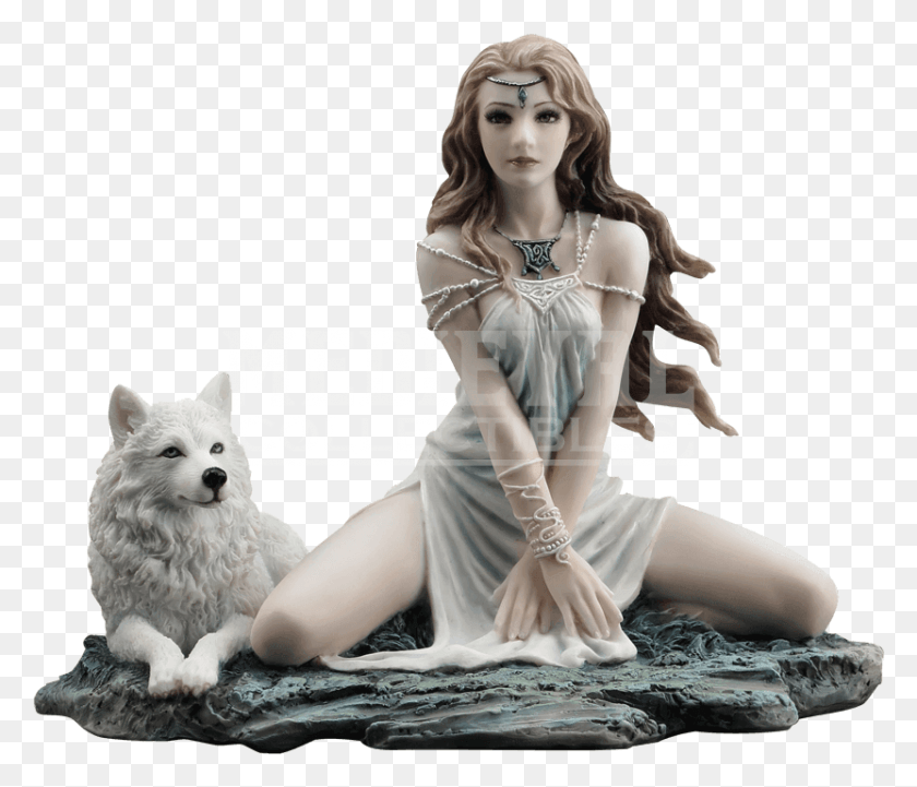 831x705 Female Medieval Elf, Person, Human, Dog HD PNG Download