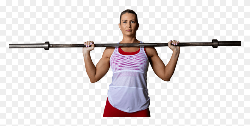 1025x480 Female Military Press One 0g9a2082 Barbell, Person, Human, Fitness HD PNG Download