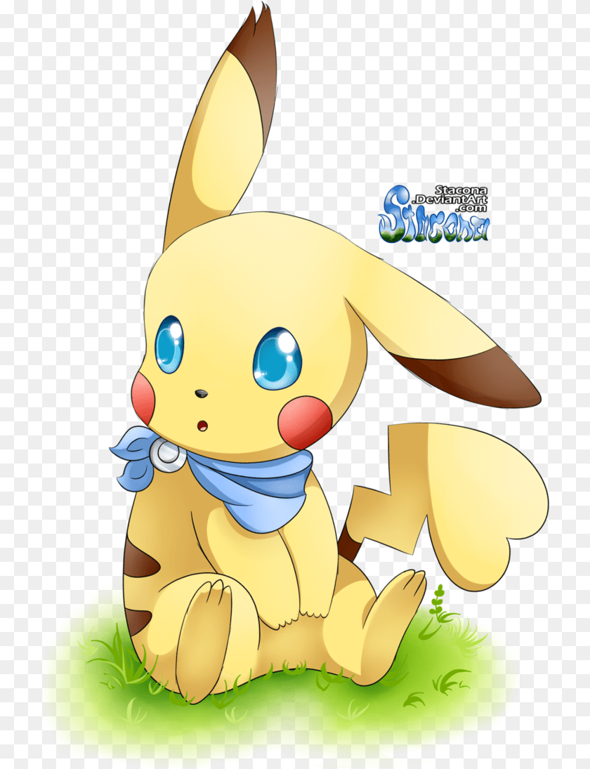 729x1095 Female Pikachu By Stacona Picture Transparent Pikachu Fan Art Cute, Baby, Person, Plush, Toy Clipart PNG