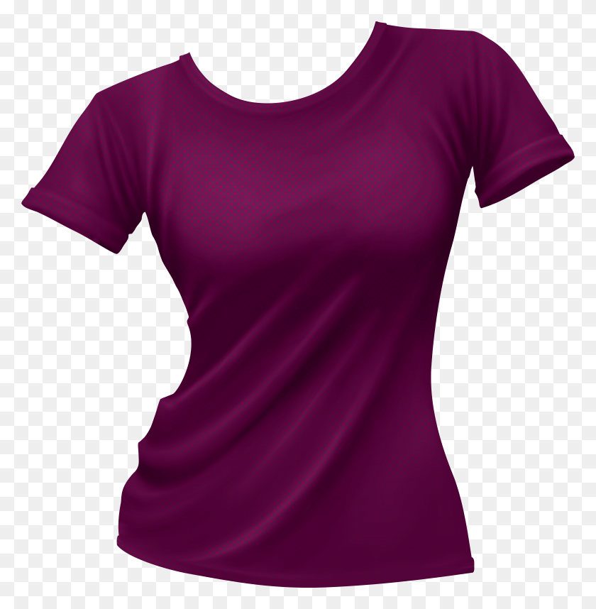 6746x6903 Female T Shirt Clip Art Black T Shirt Lady HD PNG Download