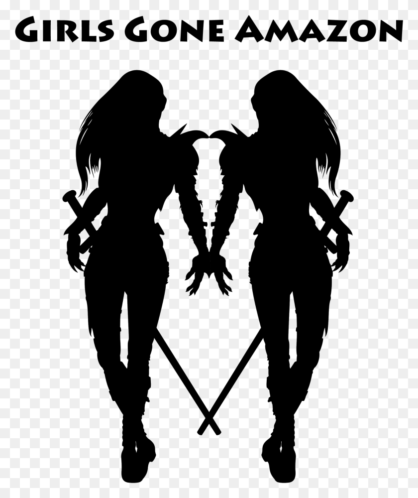 1668x2011 Female Warrior Silhouette Vector, Person, Human HD PNG Download