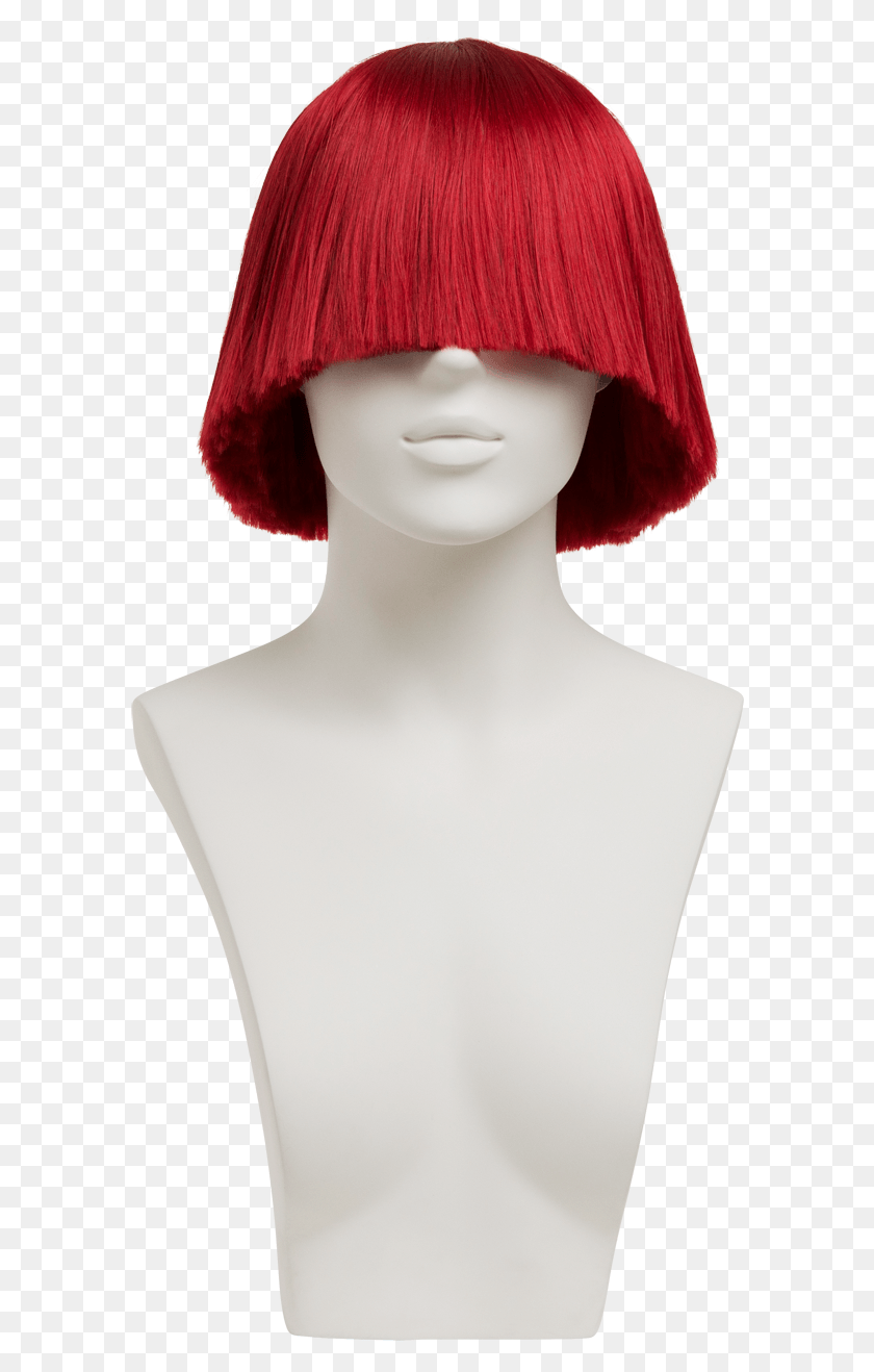 590x1258 Female Wigs Hbf378red Lace Wig, Clothing, Apparel, Bonnet HD PNG Download