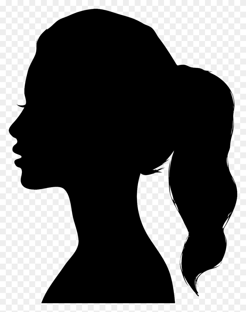 1024x1320 Female Woman Profile Silhouette Overlay Pub Dom Silhouette Of A Woman, Gray, World Of Warcraft HD PNG Download