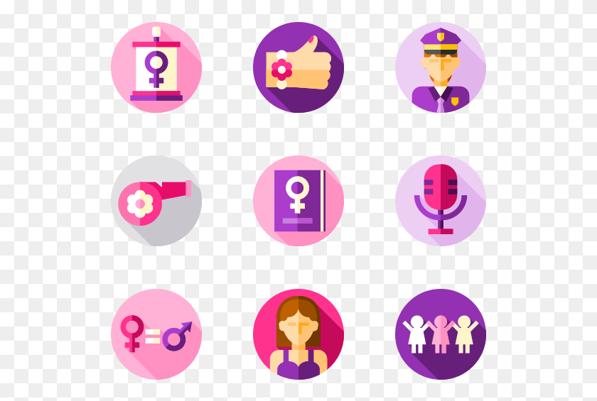 529x505 Feminism Circle, Number, Symbol, Text HD PNG Download