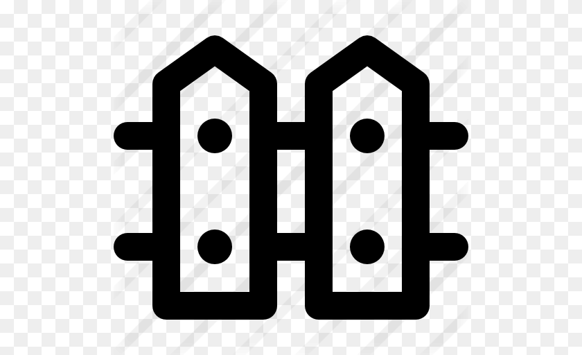 512x512 Fence, Gray Transparent PNG