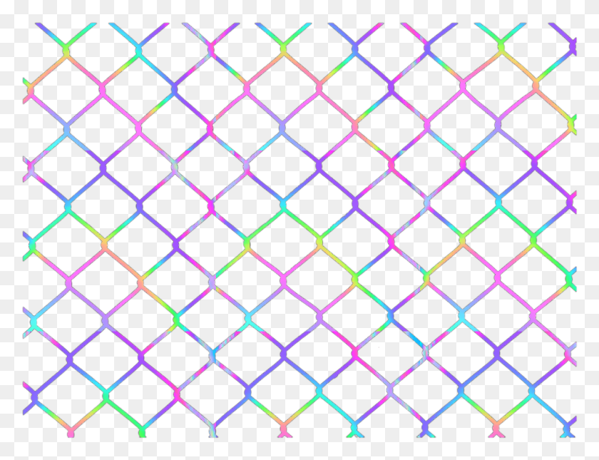 989x743 Fence Chainlink Rainbow Freetoedit Freetoedit Rossio, Purple, Rug, Pattern HD PNG Download