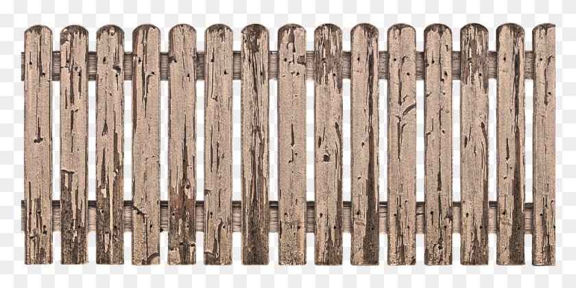 961x444 Fence Wood Fence Fence Element Garden Fence Paling Paling Transparent, Picket, Gate HD PNG Download