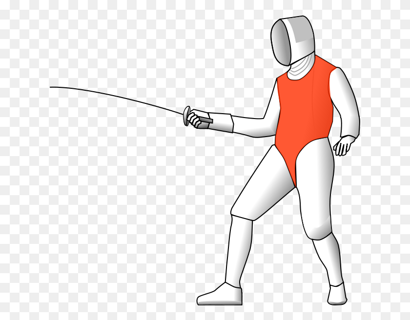 637x596 Fencing Foil Fencing Target Area, Person, Human, Sport HD PNG Download
