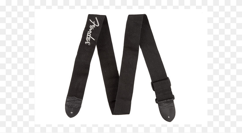 601x401 Fender 2 Black Poly Strap With Grey Fender Logo Strap, Suspenders HD PNG Download