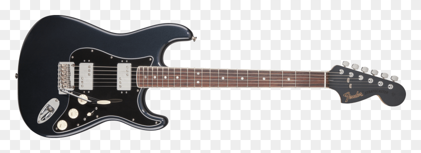 2400x758 Fender Classic Player Strat Hh Fender Deluxe Stratocaster Black, Guitar, Leisure Activities, Musical Instrument HD PNG Download