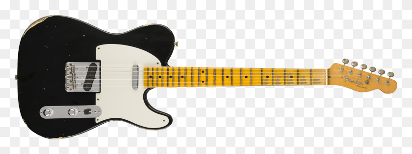 2394x785 Fender Classic Series 50s Telecaster Black, Guitar, Leisure Activities, Musical Instrument HD PNG Download