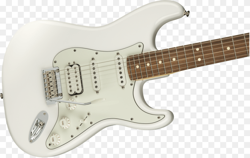 Fender Player Stratocaster Polar White Hss, Electric Guitar, Guitar, Musical Instrument PNG