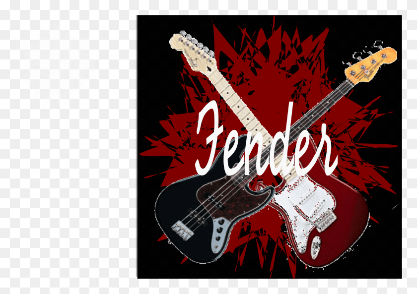 2192x1499 Иллюстрация Плаката Fender, Гитара, Досуг, Музыкальный Инструмент Hd Png Скачать