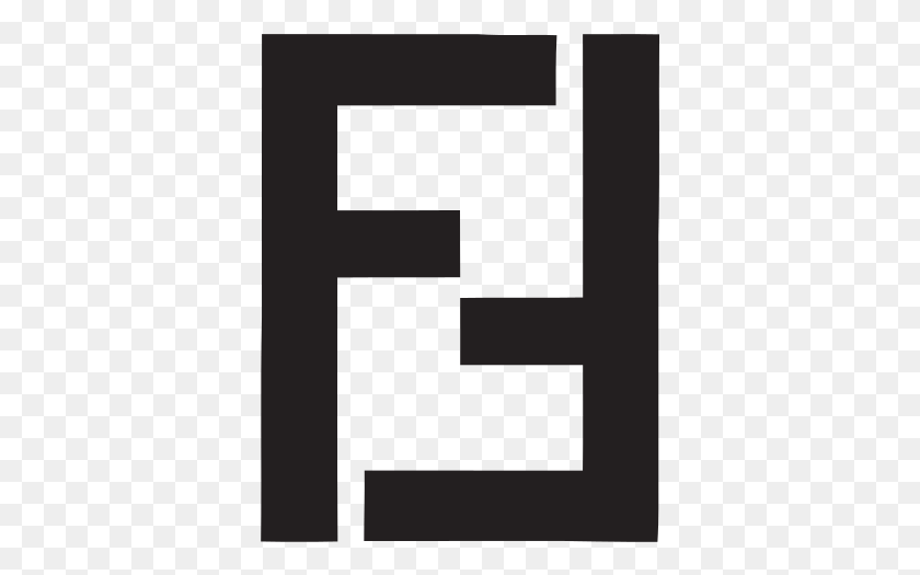 Fendi Ff Logo Sleeve, Text, Number, Symbol HD PNG Download - FlyClipart
