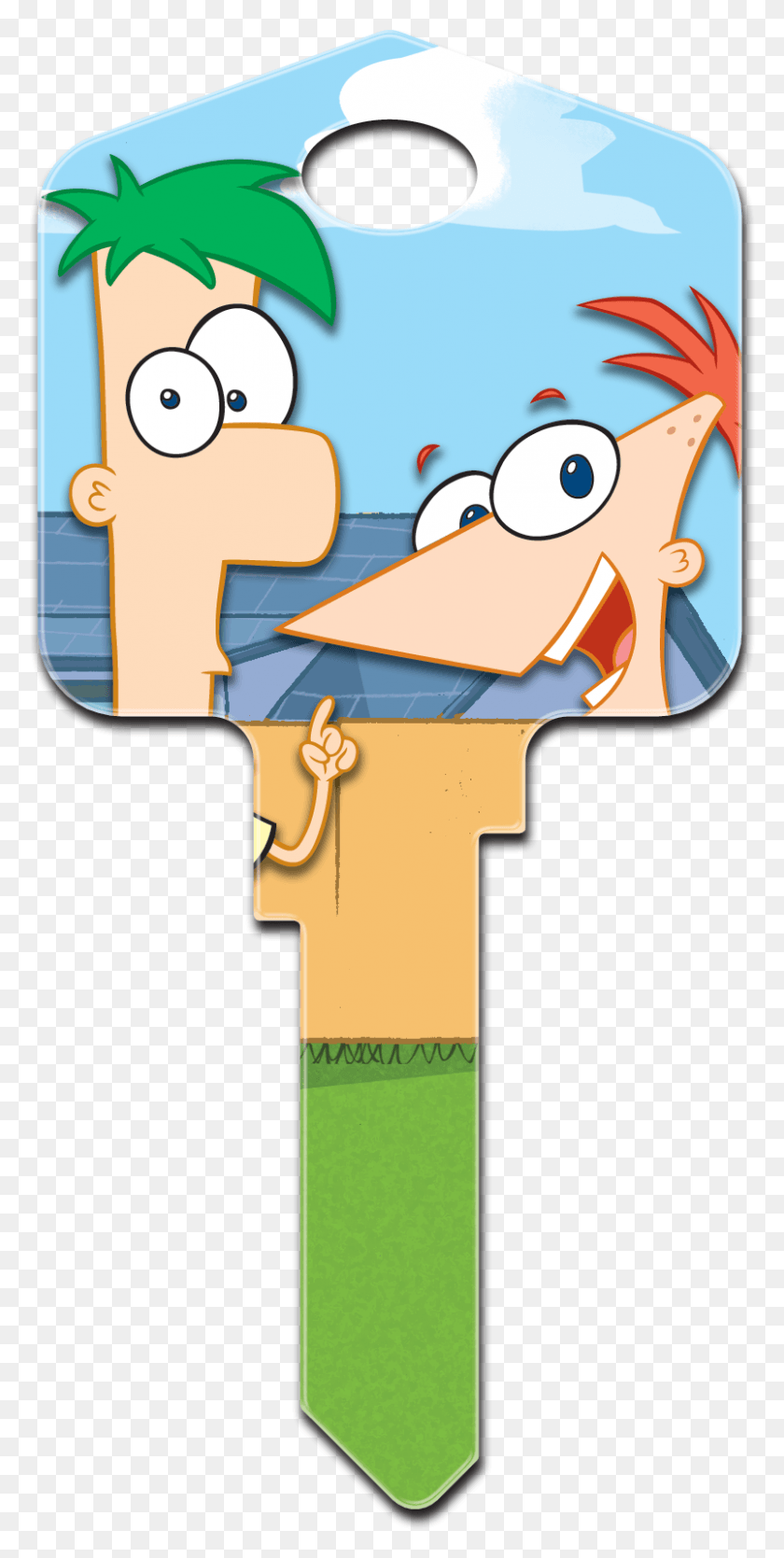 803x1657 Ferb Disney Characters House Key, Text, Label, Number HD PNG Download