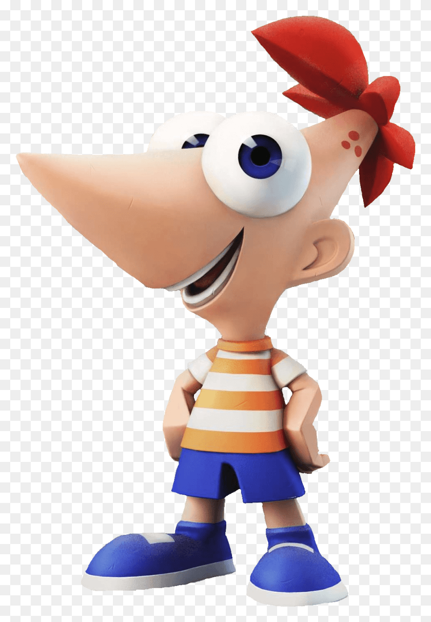 970x1433 Ferb Drawing Cartoon Character Basic Disney Infinity 1.0 Phineas, Doll, Toy, Plush HD PNG Download
