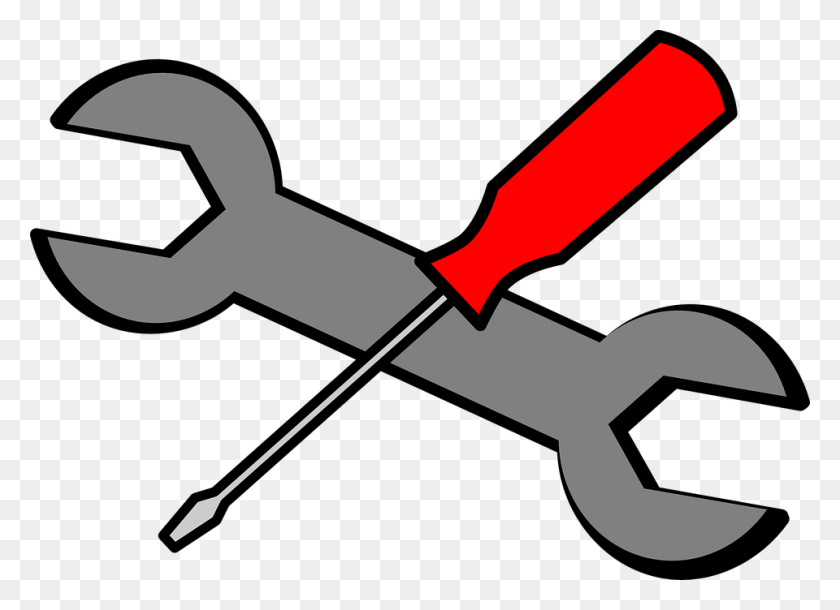 960x678 Ferramentas Chave Inglesa Chave De Fenda Screwdriver And Wrench Clipart, Axe, Tool, Hammer HD PNG Download
