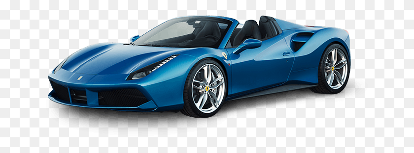 667x252 Descargar Png Ferrari 488 Spider 2017 Ferrari, Coche, Vehículo, Transporte Hd Png