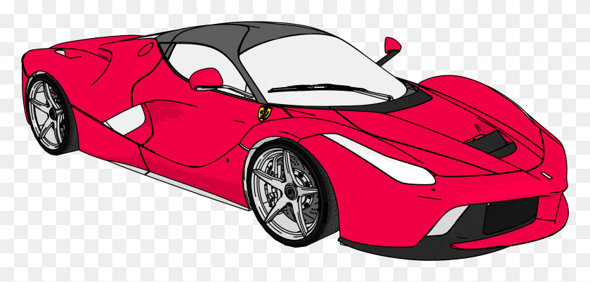 2350x1030 Ferrari Laferrari Клипарт Суперкар, Колесо, Машина, Шина Hd Png Скачать