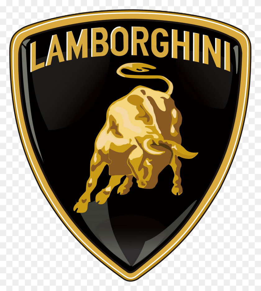 1422x1600 Ferrari Logo Txt Transparent Stickpng Lamborghini Logo, Symbol, Trademark, Badge HD PNG Download