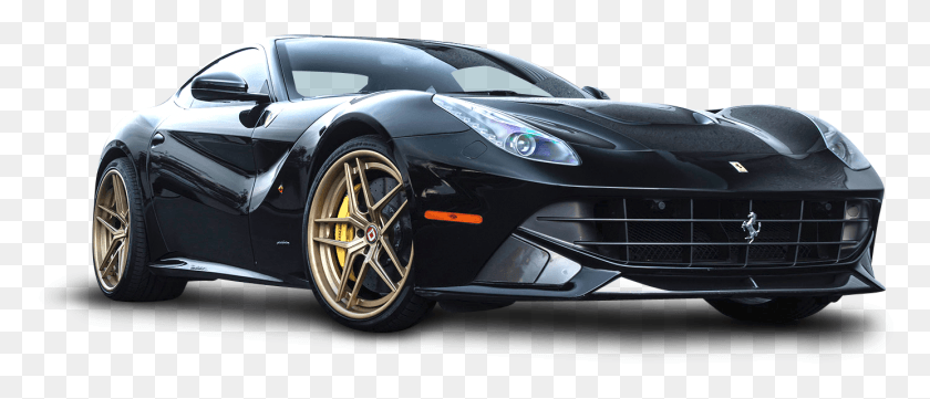 1384x535 Ferrari Negro, Coche, Vehículo, Transporte Hd Png
