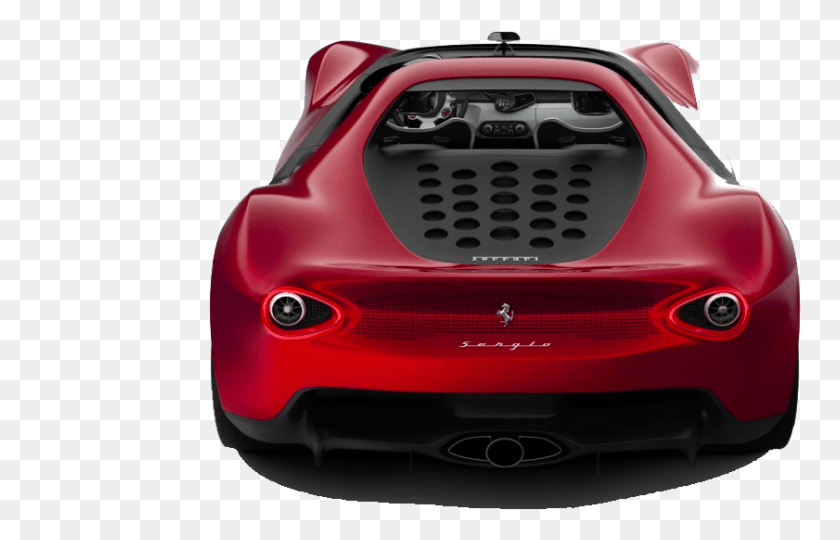 841x518 Ferrari Sergio Image Ferrari Pininfarina Sergio Back, Автомобиль, Транспортное Средство, Транспорт Hd Png Скачать