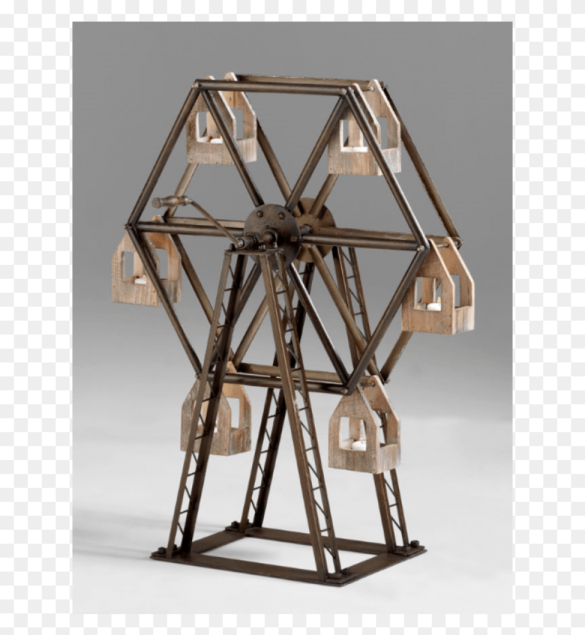 633x851 Ferris Wheel, Lamp, Wood, Lighting HD PNG Download