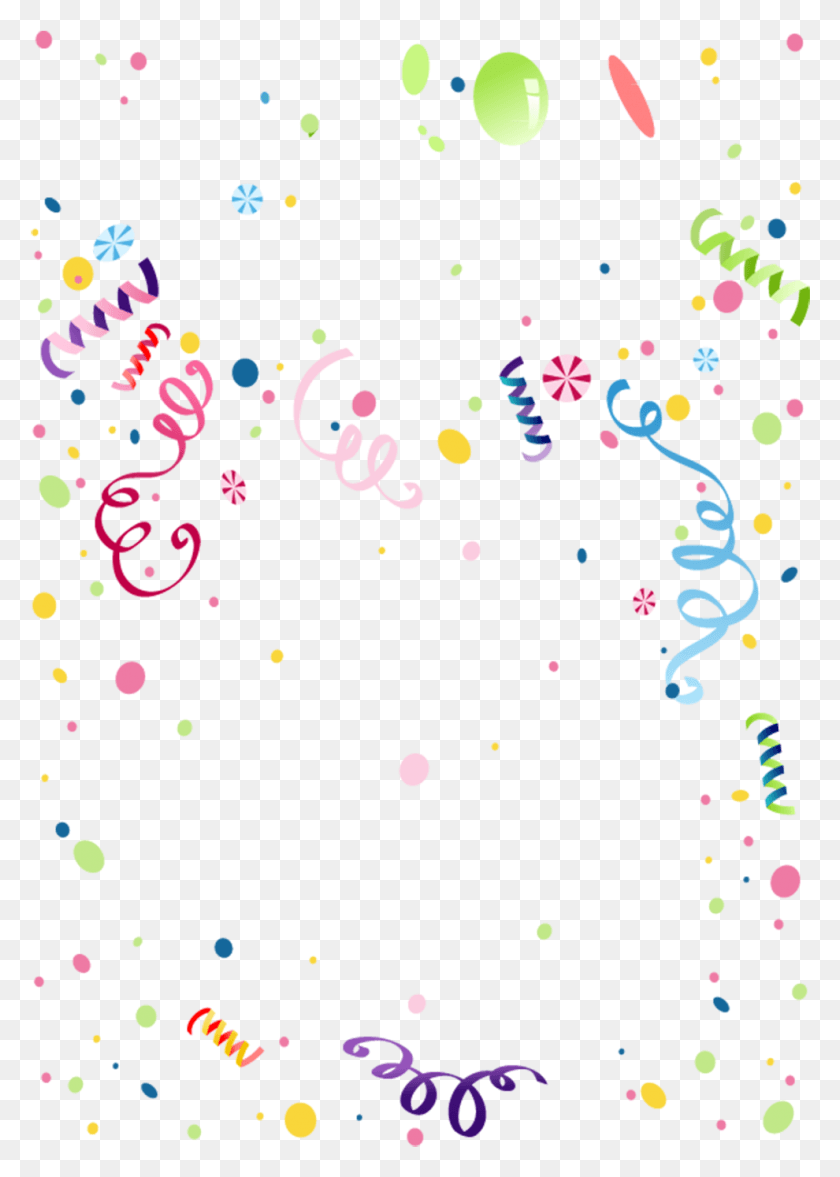 990x1418 Festival Event Celebration Background Element Party Balloons, Confetti, Paper, Christmas Tree HD PNG Download